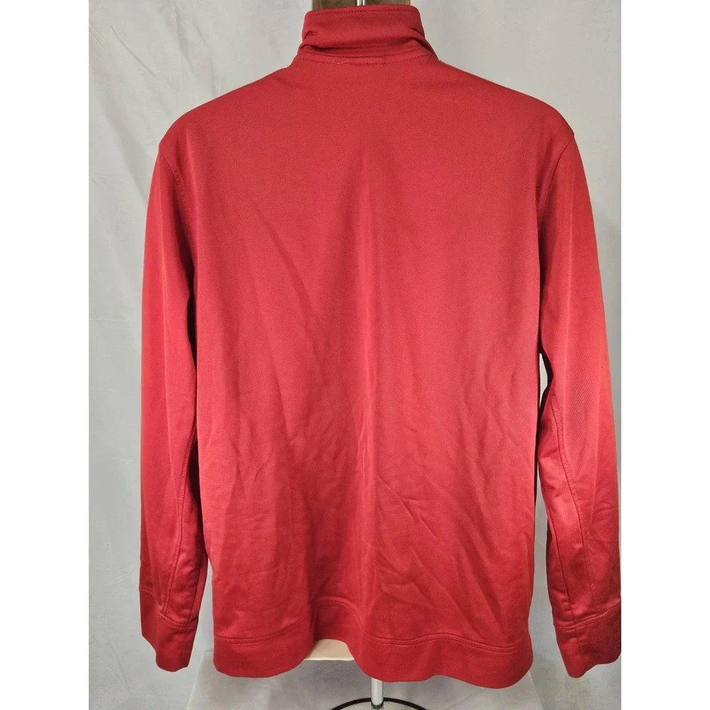 Windbreaker Jacket Vintage Starter Red Black Zip Up Men's‎ Size Large EUC